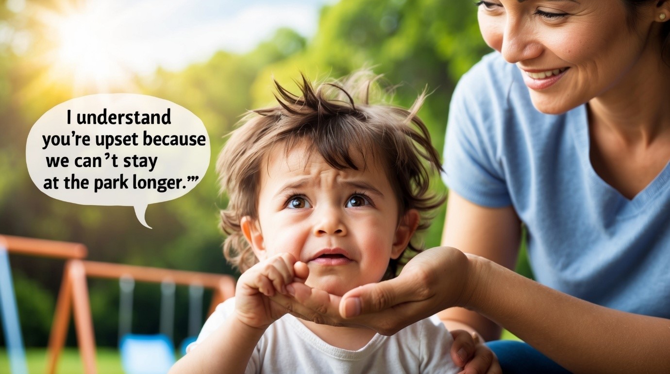 Validating a toddler’s emotions helps them feel heard and supported. Validating a toddler’s emotions helps them feel heard and supported.